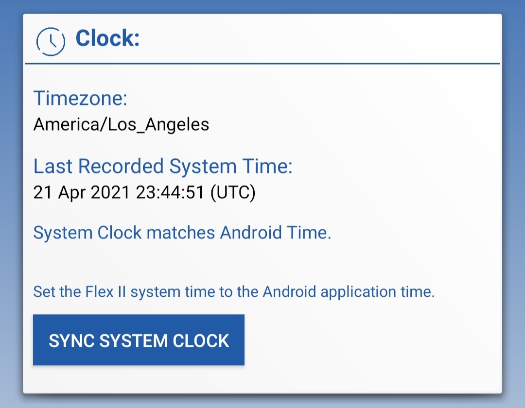 System Clock