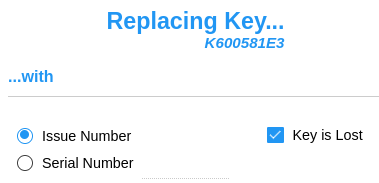 key replace