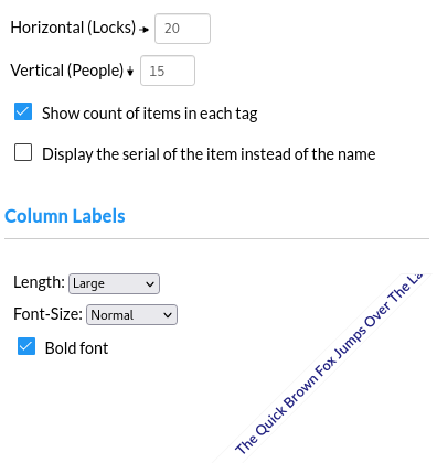 matrix display settings