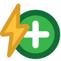 green plus icon